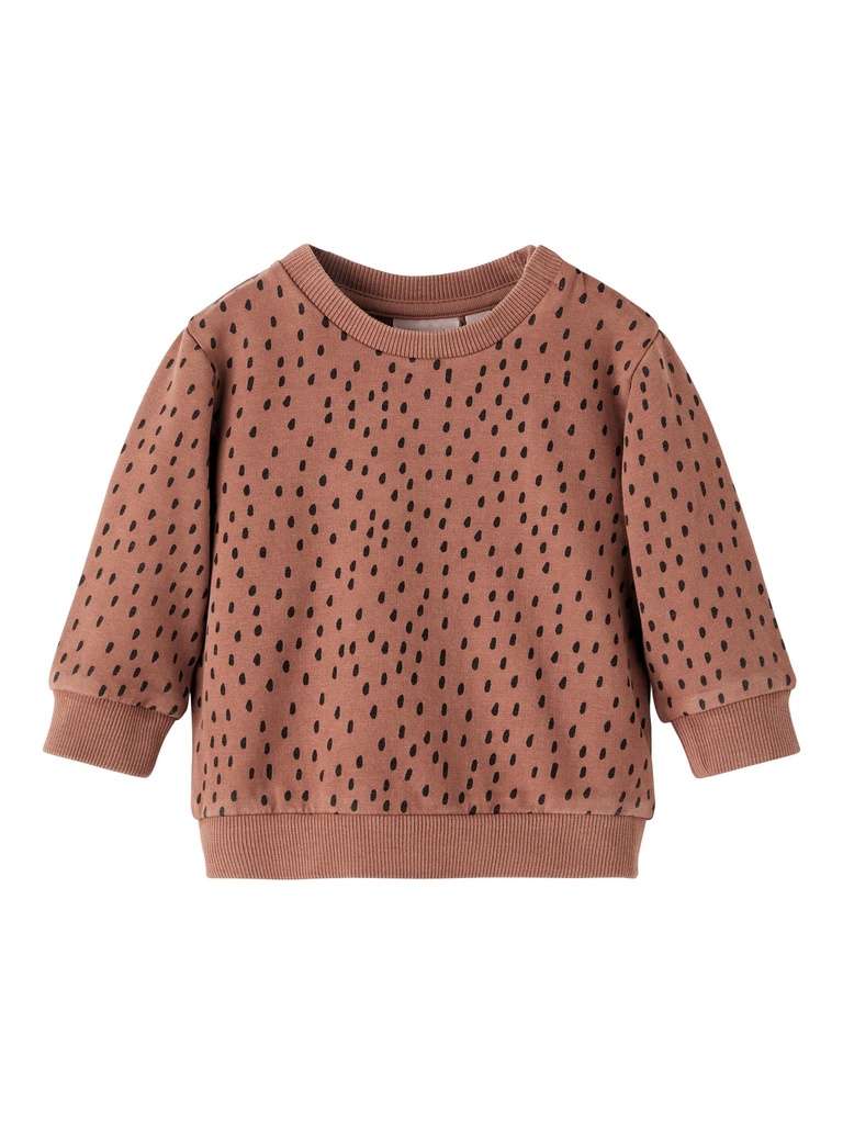NAME IT BABY - NBN OON LS SWEAT BOX BRU - Coconut Shell