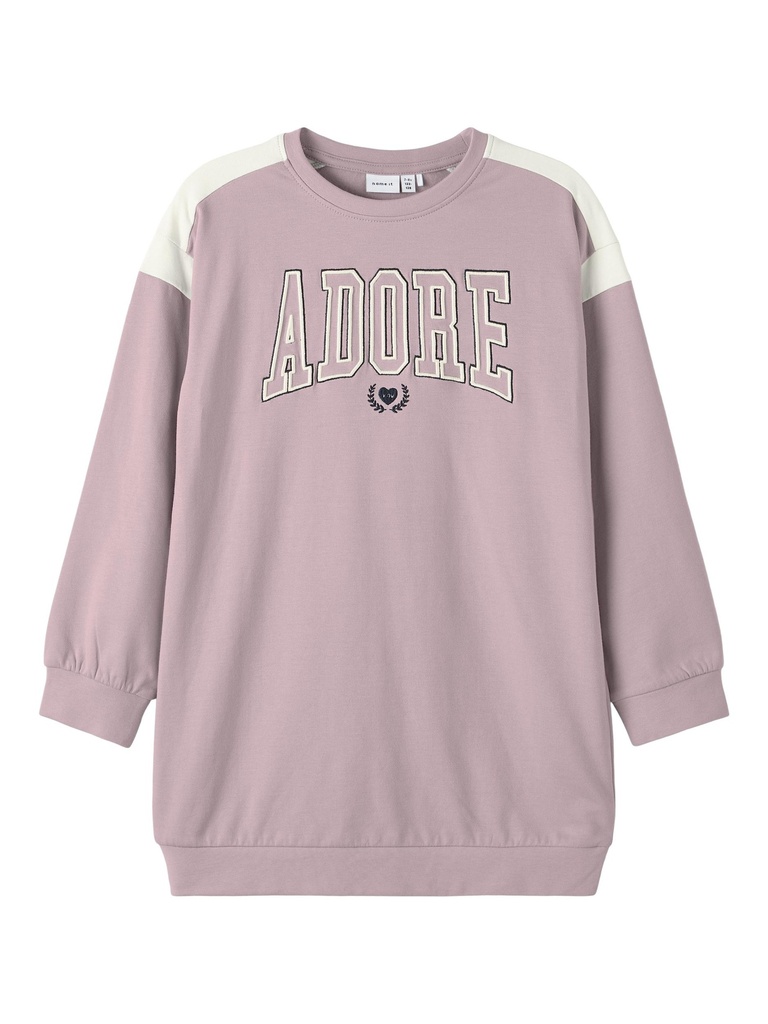 NAME IT KIDS - NKFKESSI LS LIGHT SWEAT TUNIC BRU - Burnished Lilac