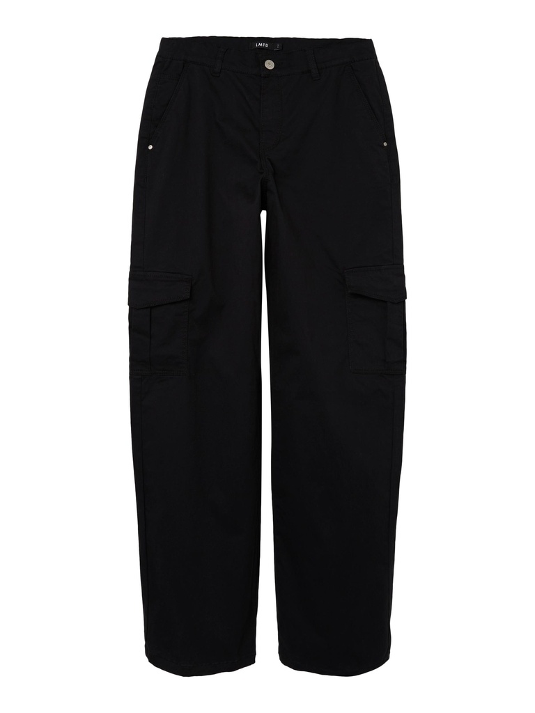 LMTD - NLFHILSE HW WIDE CARGO PANT - Black
