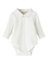 NAME IT BABY - NBM ROAH LS SHIRT BODY - Bright White