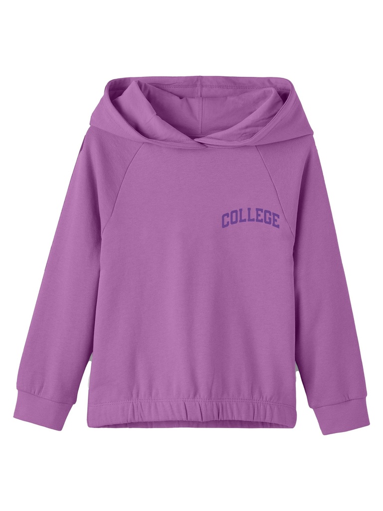 NAME IT KIDS - NKF RUNA LS BOXY SWEAT BRU CAMP - Iris Orchid