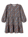 NAME IT KIDS - NKFTAMMI LS DRESS - Dark Sapphire