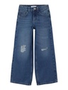 NAME IT KIDS - NKFROSE HW WIDE JEANS 1411-TE NOOS - Medium Blue Denim