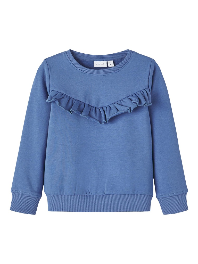 NAME IT MINI - NMFTERRY SWEAT BOX BRU - Bijou Blue