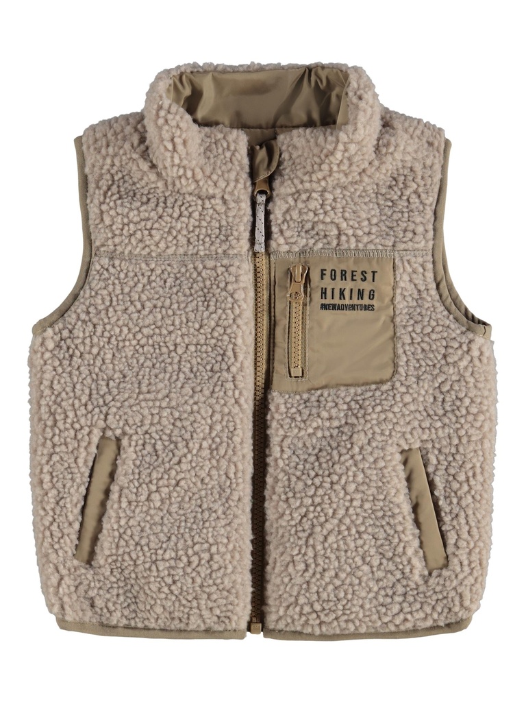 NAME IT MINI - NMM MIDAS TEDDY VEST - Atmosphere