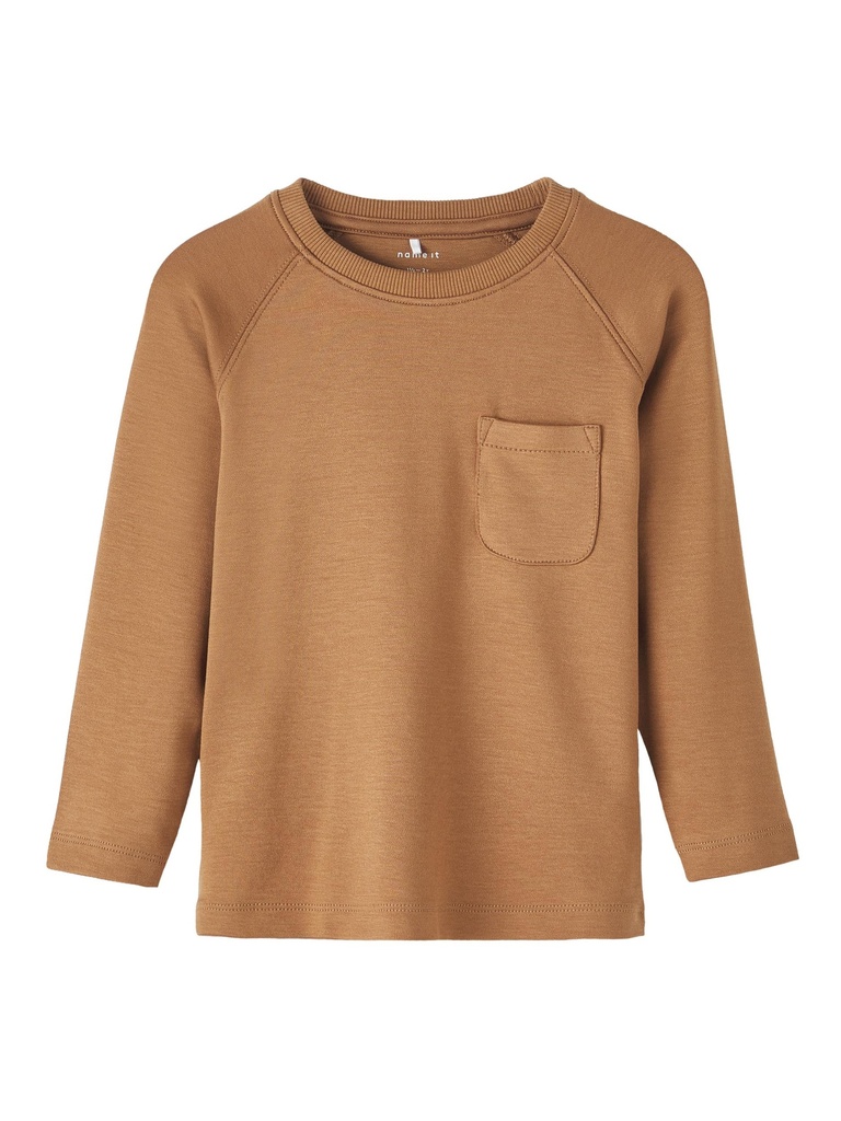 NAME IT MINI - NMM BIT LS TOP - Toasted Coconut