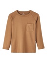 NAME IT MINI - NMM BIT LS TOP - Toasted Coconut