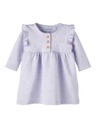 NAME IT BABY - NBF BABINA LS DRESS - Cosmic Sky