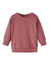 NAME IT BABY - NBN BABBI LS SWEAT UNB - Deco Rose
