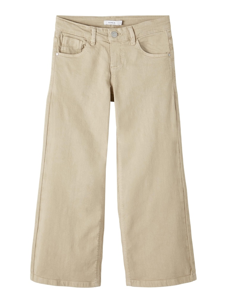 NAME IT KIDS - NKF ROSE WIDE TWI PANT 1115-TP NOOS - Safari