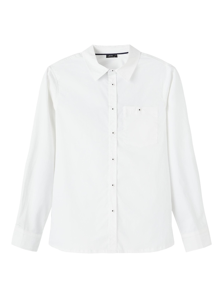 LMTD - NLM HEPPE LS SHIRT - Bright White