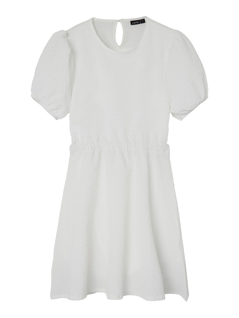 LMTD - NLF HAISY SS DRESS - White Alyssum