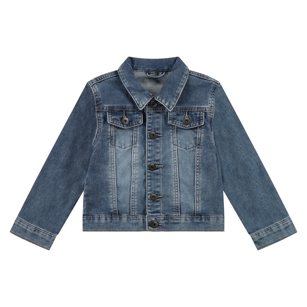 Babyface - boys jeansjacket - mid blue denim - BBE23107115
