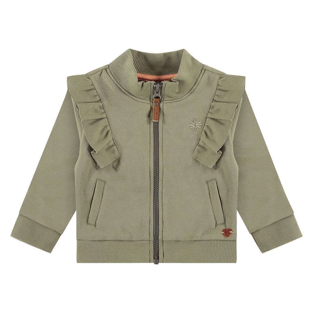 Babyface - girls sweat cardigan - ARMY - BBE23108406