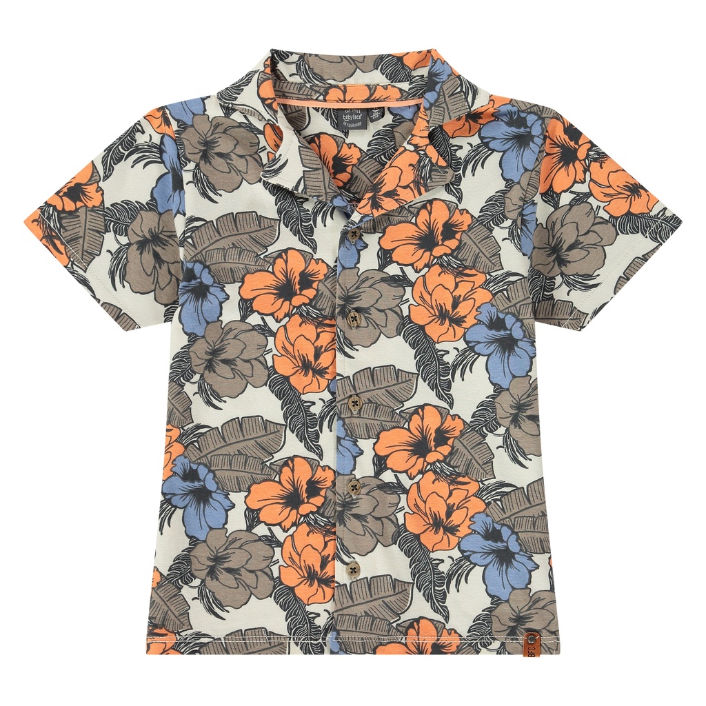 Babyface - boys shirt short sleeve - off white - BBE23307541