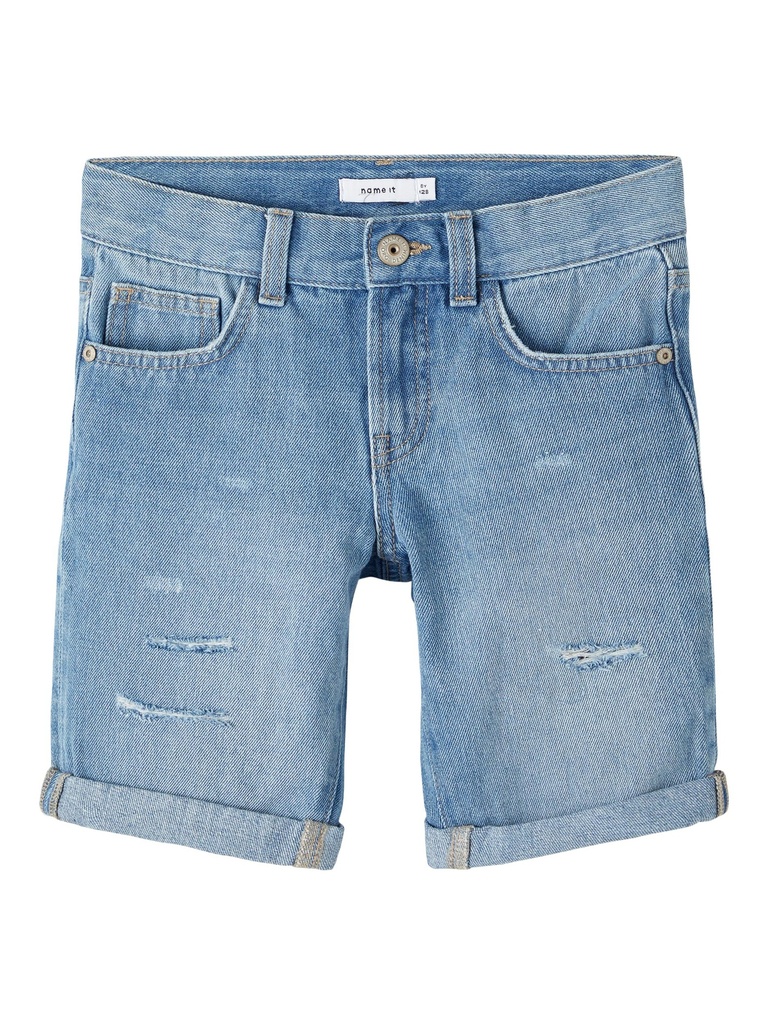 NAME IT KIDS - NKM RYAN REG DNM LONG SHORTS 1776-TE - Light Blue Denim