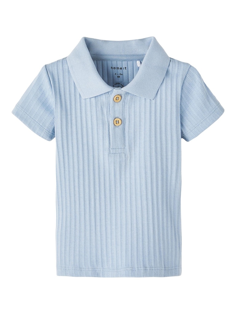 NAME IT BABY - NBM FALVAN SS POLO - Dusty Blue