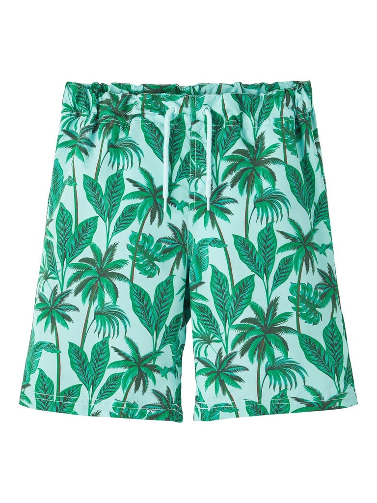 NAME IT KIDS - NKM ZIMMI LONG SWIM SHORTS TB - Aqua Splash
