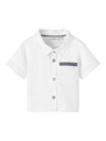 NAME IT BABY - NBM HOMALLE SS SHIRT - Bright White