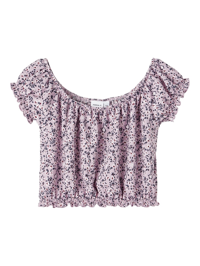 NAME IT KIDS - NKF HALBA SS SHORT TOP - Orchid Bloom