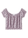 NAME IT KIDS - NKF HALBA SS SHORT TOP - Orchid Bloom