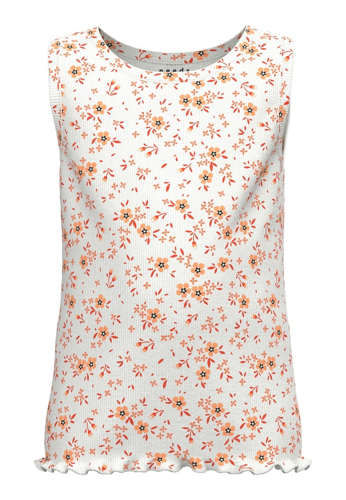 NAME IT MINI - NMF VEMINNA SLIM TANK TOP H - Bright White