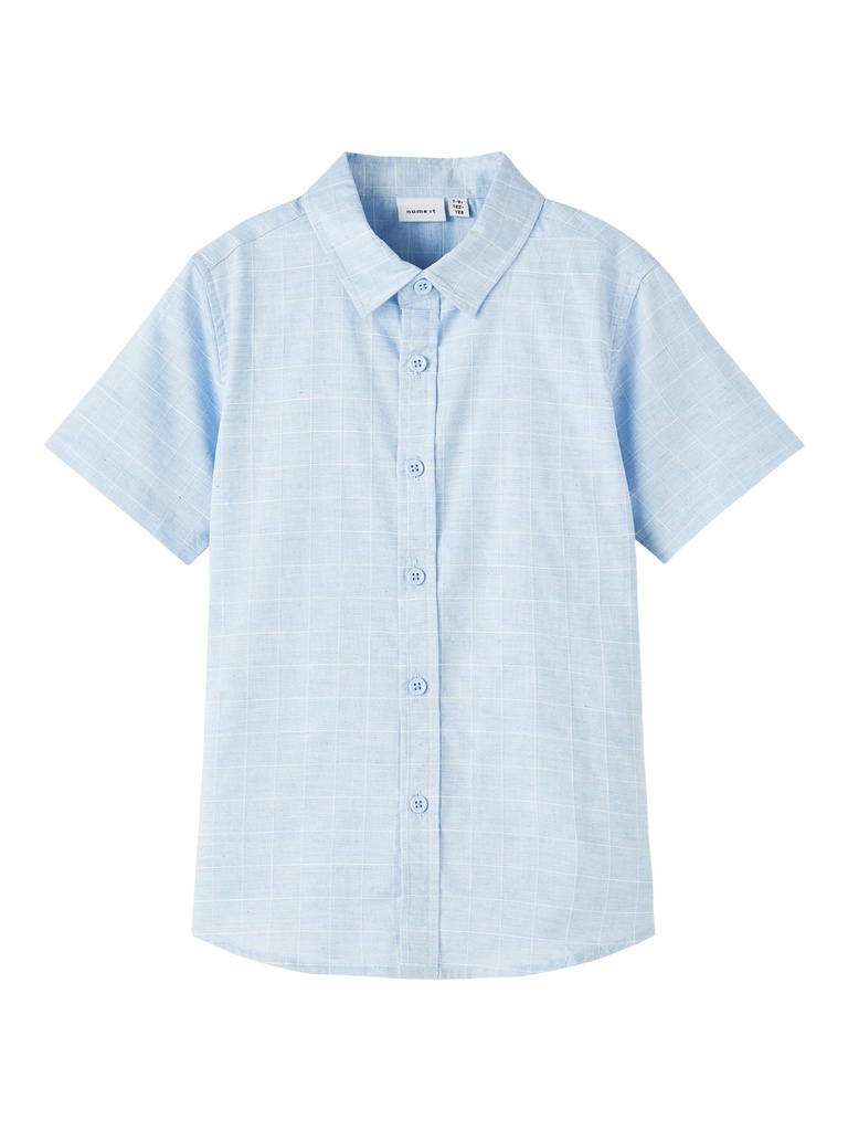 NAME IT KIDS - NKM HUHOLLE SS SHIRT - Medium Blue Denim