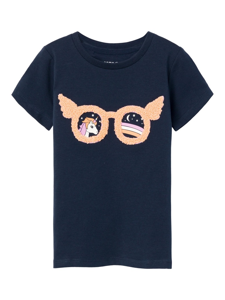 NAME IT MINI - NMF HILDE SS TOP PB - Dark Sapphire