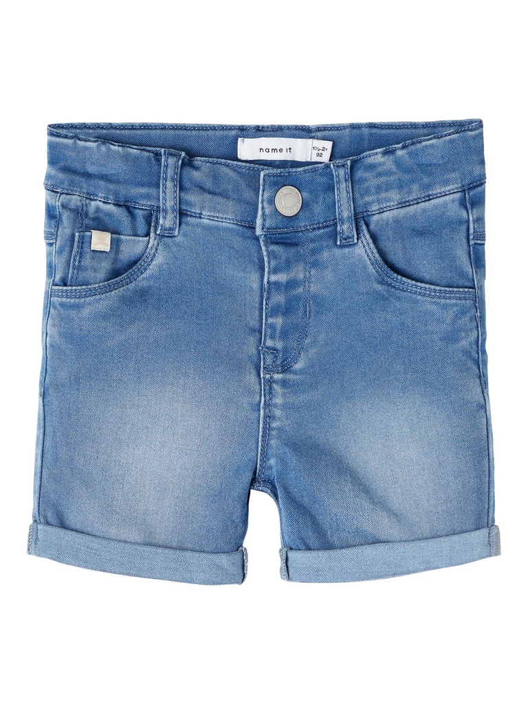 NAME IT MINI - NMF SALLI SLIM DNM SHORTS 1009-TO H - Medium Blue Denim