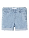 NAME IT MINI - NMM RYAN JOG DNM L SHORTS 9001-IP H - Light Blue Denim WHITE