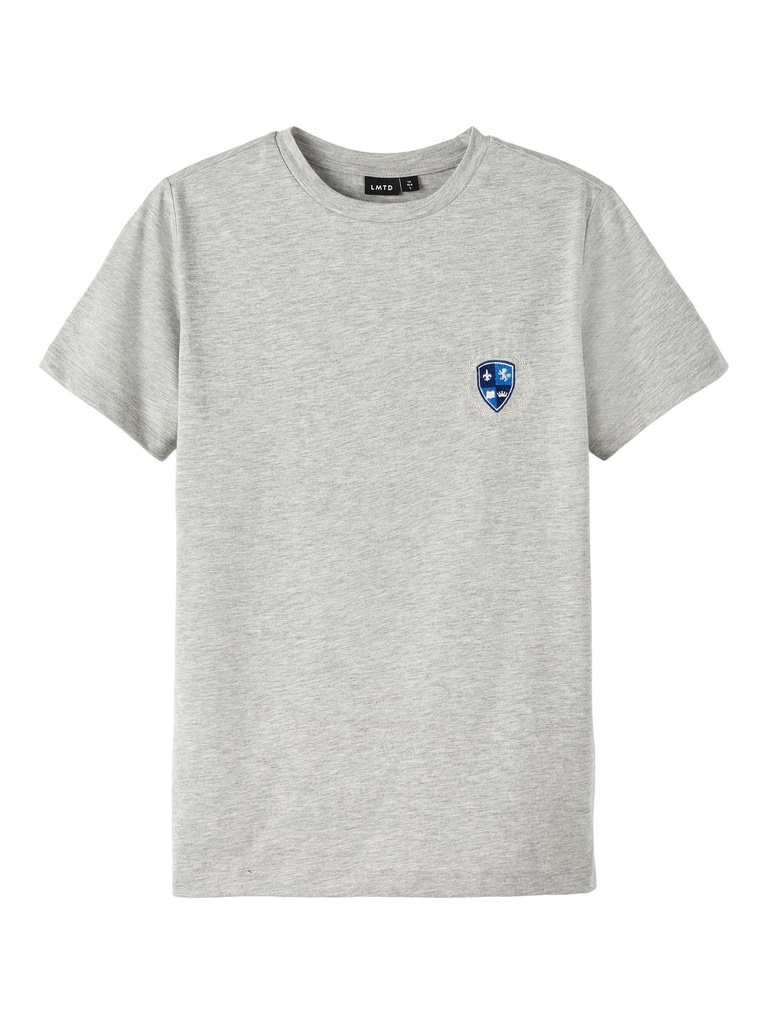 LMTD - NLM TEMBLEM SS R TOP - Light Grey Melange