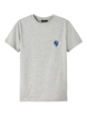 LMTD - NLM TEMBLEM SS R TOP - Light Grey Melange
