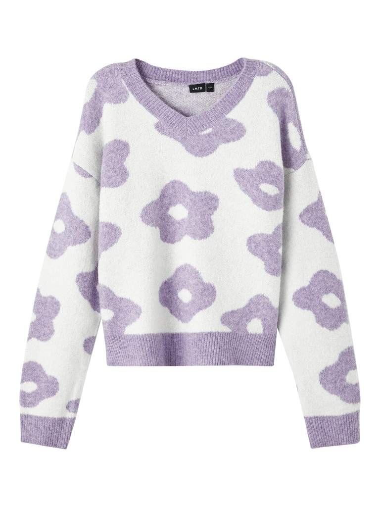 LMTD - NLF TAISY LS SHORT KNIT - Sand Verbena