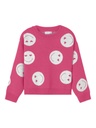 NAME IT KIDS - NKF KANDAO LS SHORT O-NECK KNIT - Pink Flambé