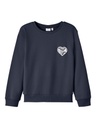 NAME IT KIDS - NKF KENNIS LS LOOSE SWEAT UNB - Dark Sapphire