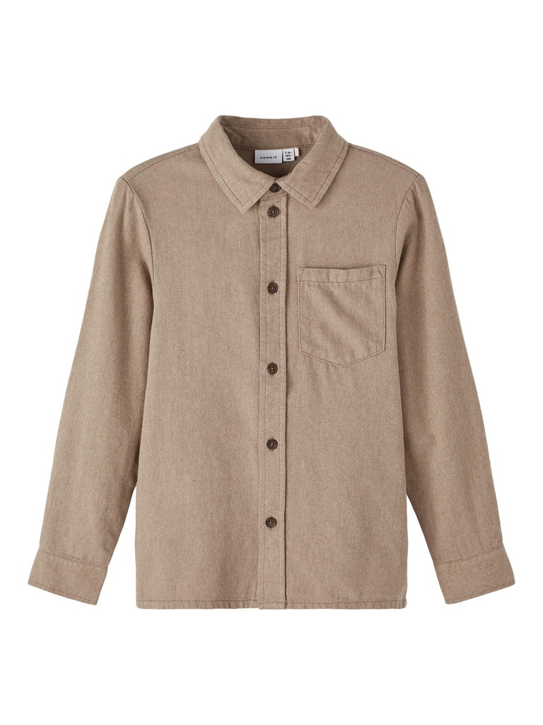 NAME IT KIDS - NKM KAMANNE LS SHIRT - Humus