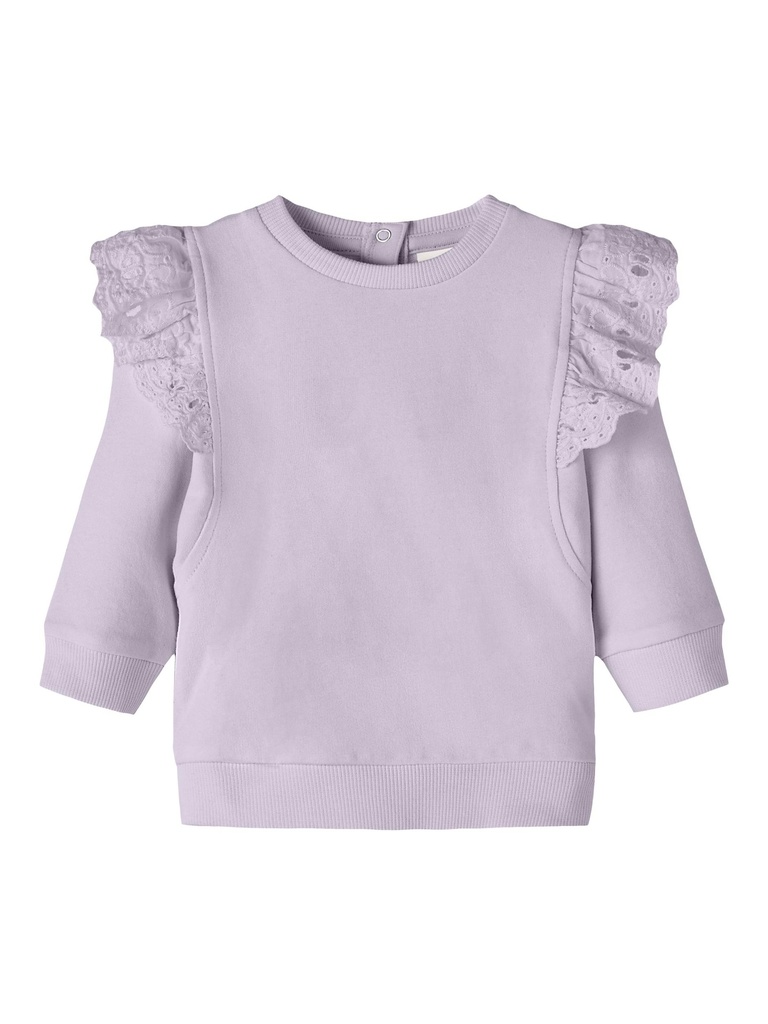 NAME IT BABY - NBF LEIJA LS LIGHT SWEAT - Orchid Hush