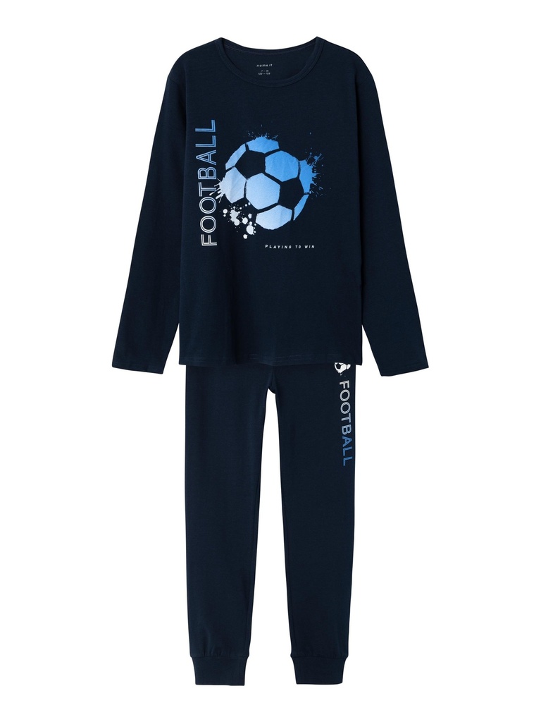 NAME IT KIDS - NKM NIGHTSET DARK SAPPHIRE FOOTBALL NOOS - Dark Sapphire
