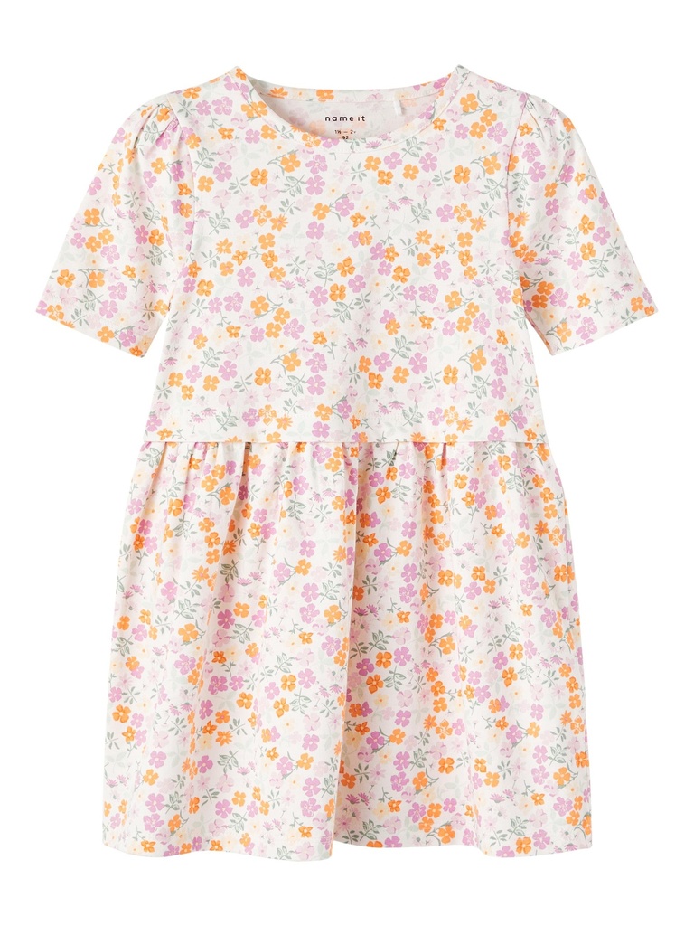 NAME IT MINI - NMF JIA SS DRESS PB - Jet Stream