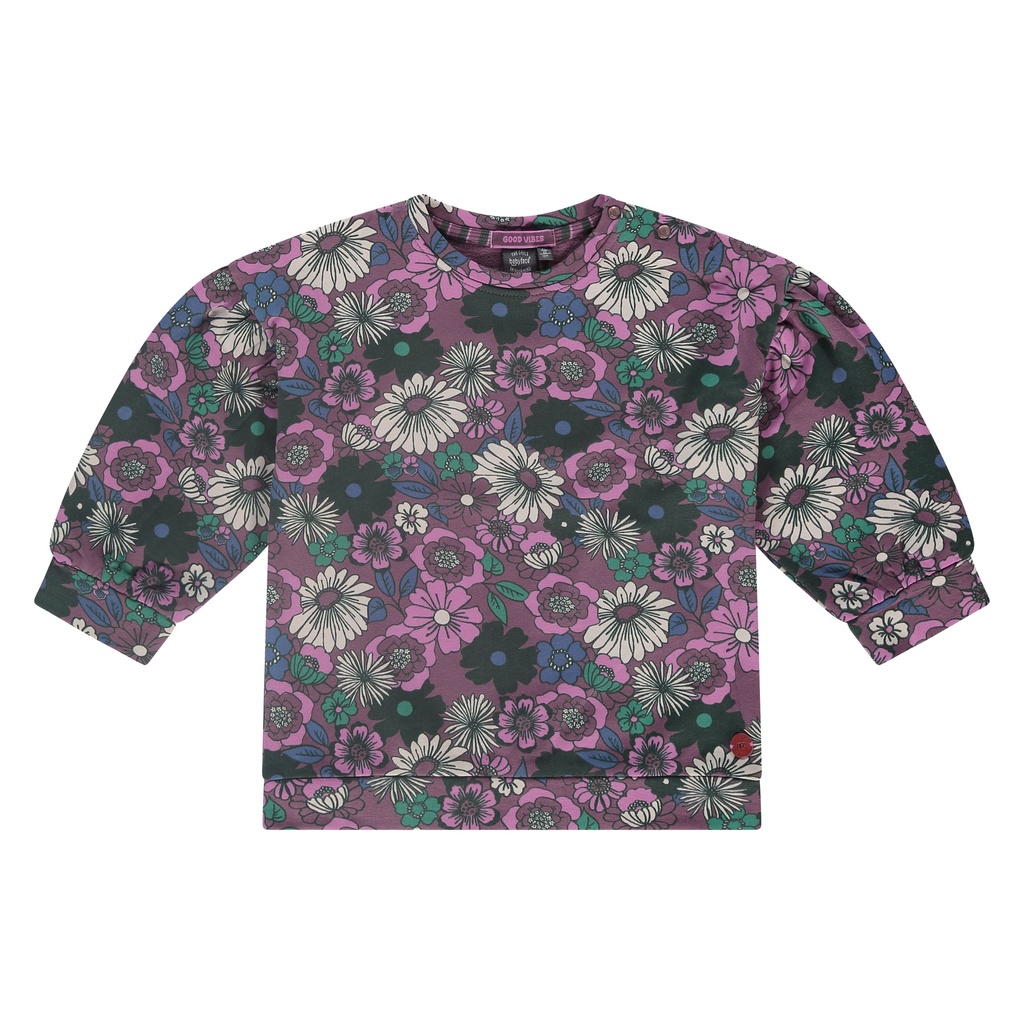 Babyface - girls sweatshirt - plum - BBE23408452