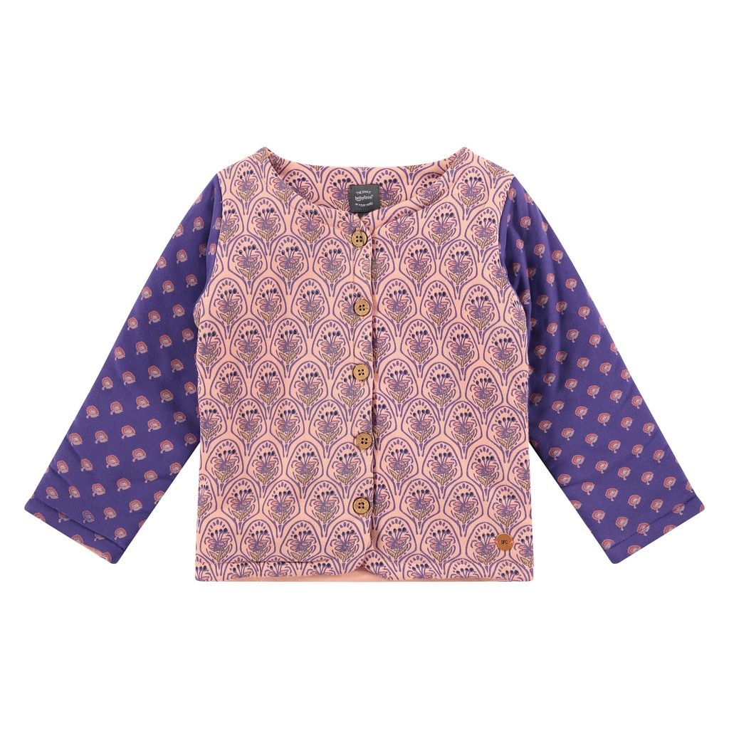 Babyface - girls sweat cardigan - salmon - BBE23508478