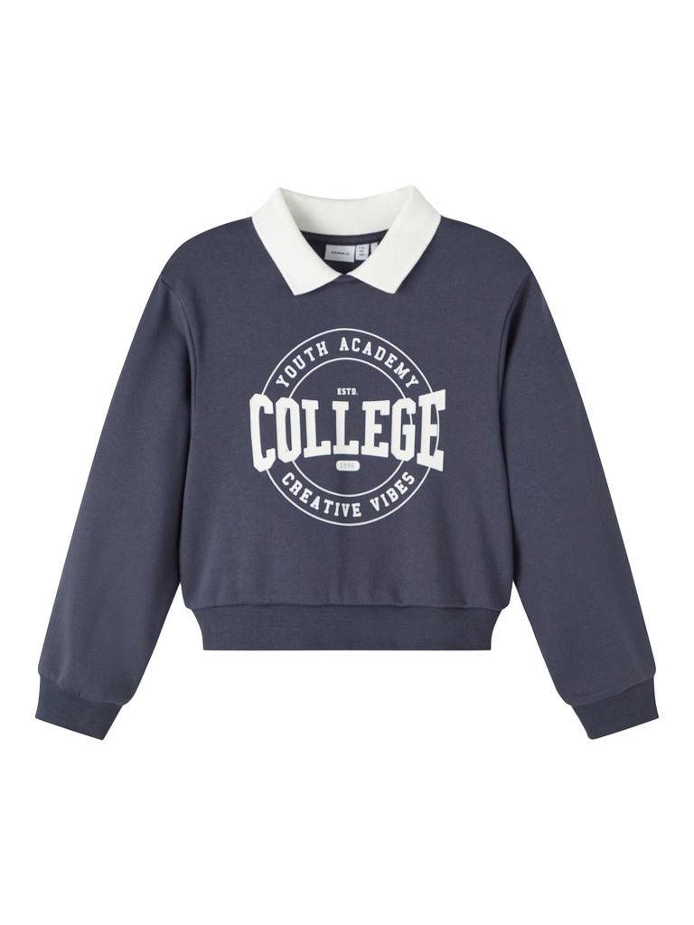 NAME IT KIDS - NKF NASMI LS SHORT LOOSE SWEAT BRU - India Ink