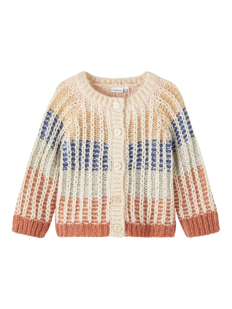 NAME IT MINI - NMF NOLISE LS KNIT CARD - Buttercream