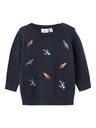 NAME IT BABY - NBM NUSOM LS KNIT - India Ink