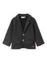 NAME IT MINI - NMM ROBINO SWEAT BLAZER UNB - Dark Grey Melange