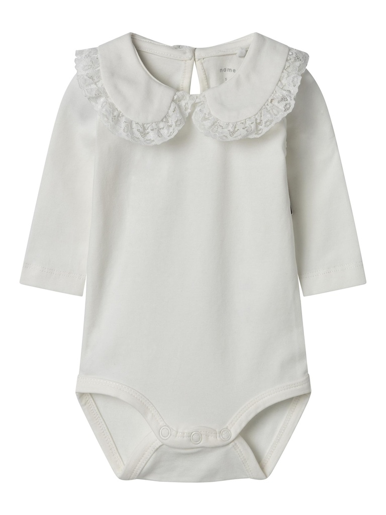 NAME IT BABY - NBF RILLE LS BODY - Jet Stream