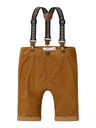 NAME IT BABY - NBM BEN U SHAPE CORD PANTS WB 7102-YT R - Bone Brown