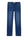 NAME IT KIDS - NKM RYAN REGULAR FLEECE JEANS 8544-AN P - Medium Blue Denim