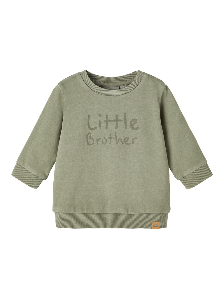 NAME IT BABY - NBN OBBI LS SWEAT BRU - Oil Green