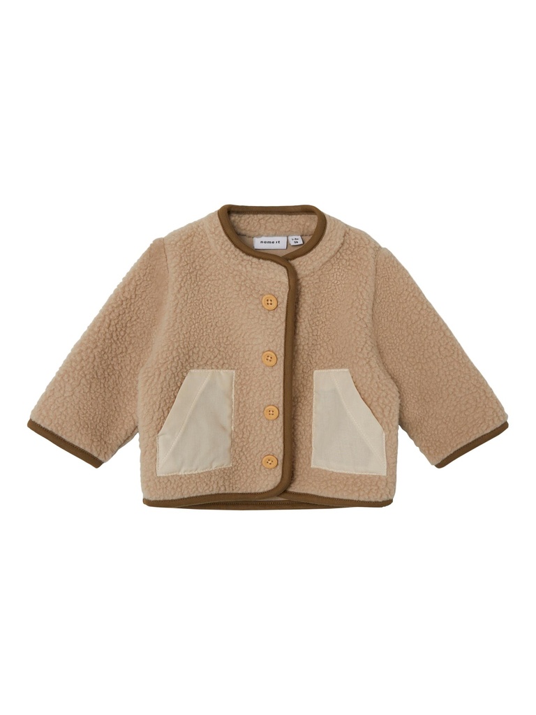 NAME IT BABY - NBM NOMO TEDDY CARD - Oxford Tan